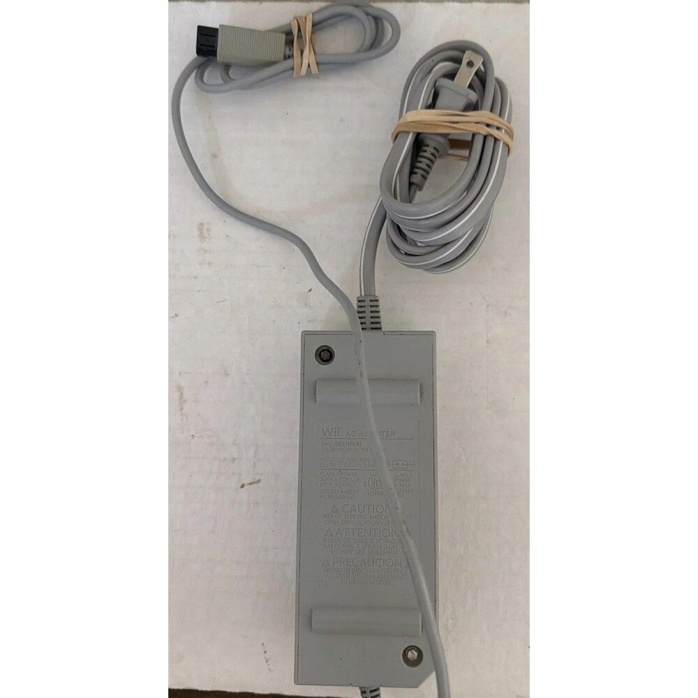 Genuine OEM Nintendo RVL-002 (USA) AC Power Adapter for Nintendo Wii
